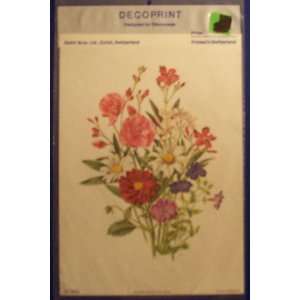  Flower Bundle Decoupage Print Arts, Crafts & Sewing