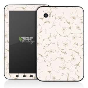 Design Skins for Samsung Galaxy Tab 7 P1000   romantic flower swirls 