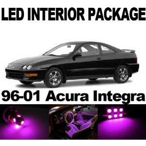   Integra 1996 2001 PINK 6 x SMD LED Interior Bulb Package Combo Deal