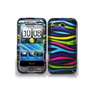  HTC Freestyle Graphic Case   Rainbow Zebra (Free 