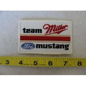  Ford Mustang   Team Miller Patch 
