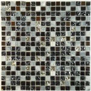   Opulence Series Glossy Glass and Stone Tile   15040