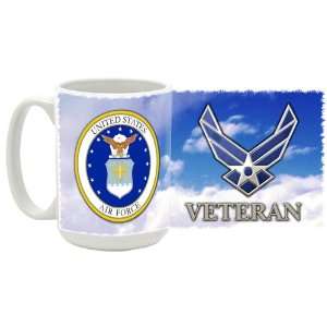 Air Force Emblem Logo Veteran Coffee Mug 
