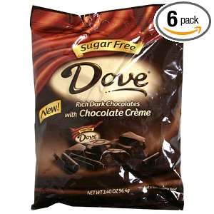 Dove Dark Chocolates With Chocolate Creme, 3.4 Ounce Package (Pack of 