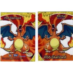   Pokemon Cards Series 2   Clear Plastic Chase Card #PC3 (Charizard #6