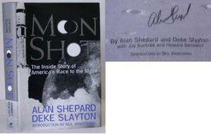 ALAN SHEPARD Moon Shot SIGNED FIRST EDITION  