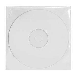 100 CPP Clear Plastic Sleeve W/ Flap & Seal Fit CD/DVD  