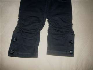 NWT Mim Pi Girl Black Leggings Organic Pants size 116 6  