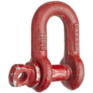 Crosby 1019187 Carbon Steel S 210 Screw Pin Chain Shackle, Self 