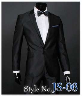 jeje Mens slim Suit Tuxedo various Style&Color (JS)  
