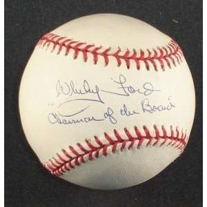  Autographed Whitey Ford Baseball   OBAL JSA Certified 