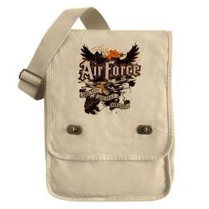  Messenger Field Bag Khaki Air Force US Grunge Any Time Any 