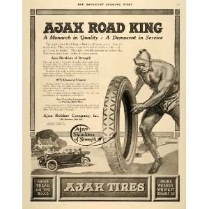   King Tires Pneumatic 1796 Broadway   Original Print Ad