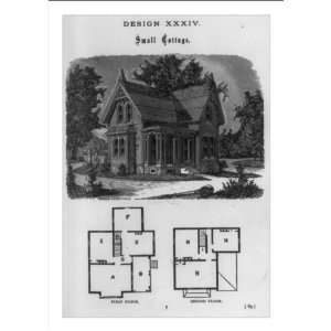  Historic Print (M) Design XXXIV. Small cottage