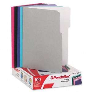 Pendaflex   Interior File Folders, 1/3 Cut, Top Tab, Letter, Pastel 
