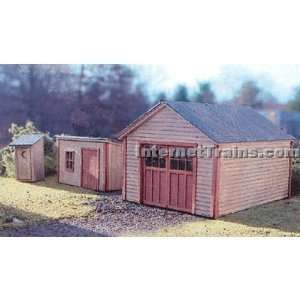    Branchline Trains HO Scale Outbuilding Kits (3) Toys & Games