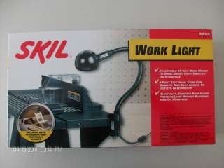 New Skil Adjustable 18 Table or Wall Mount Work Light  