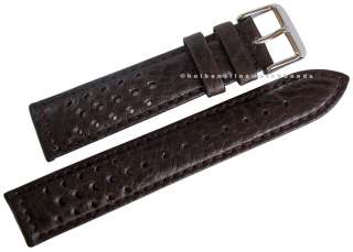   Brown Rally TROPIC Pinhole Perforated Leather GT Mens Watch Band Strap