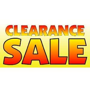  3x6 Vinyl Banner   Clearance Sale Yellow 