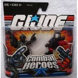  Gi Joe Combat Heroes Snake Eyes & Cobra Viper Ultra Rare 