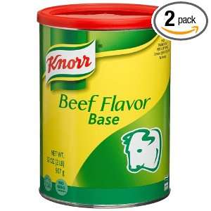 Knorr Beef (no Msg) Soup Mix, 32 Ounce Canisters (Pack of 2)  