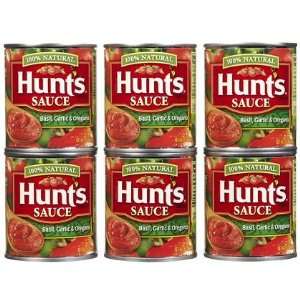 Hunts Tomato Sauce With Italian Herbs, 8 oz, 6 ct (Quantity of 2)
