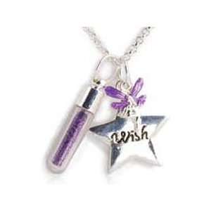  Wish Star Fairy Dust Necklace   Purple 