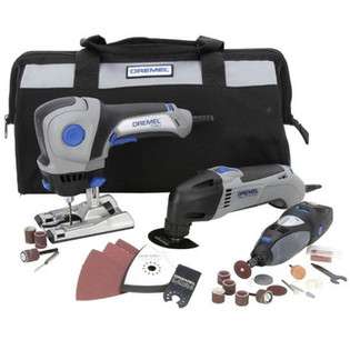 Dremel CKDR 01 3 Tool Combo Kit with 25 Accessories 
