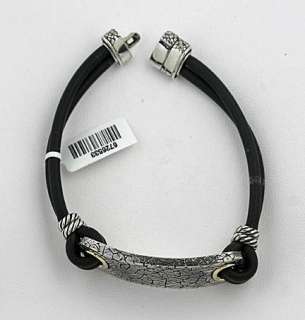 DAVID YURMAN Mens Rubber Rhino Bracelet 7.75 $695  