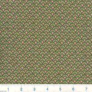  45 Wide Country Jacobean Small Hills Olive Fabric By The 