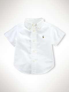 Short Sleeved Oxford Blake   Tops Infant Boy (9M 24M)   RalphLauren 