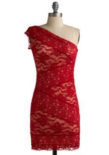 Infrared Lace Dress   Red, Floral, Lace, Formal, Wedding, Party 