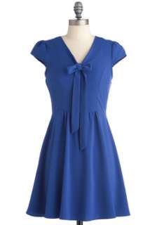 Blue Bow Dress  Modcloth