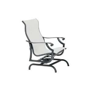   Glider Patio Lounge Chair Smooth Parchment Finish Patio, Lawn