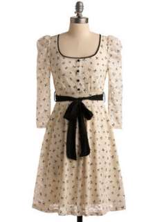 Cream Bow Dress  Modcloth