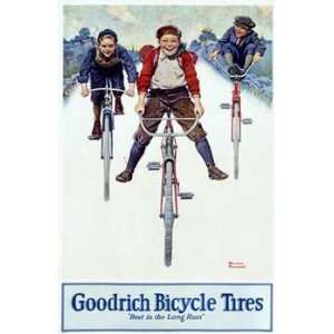  Norman Rockwell   Goodrich Bicycle Tires Giclee on acid 