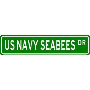  US NAVY SEABEES Street Sign ~ Custom Aluminum Street Signs 