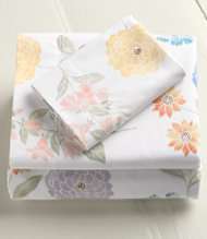 280 Thread Count Pima Cotton Percale Sheet, Fitted Floral