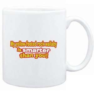  Mug White  My Yellow Footed Rock Wallaby is smarter than 