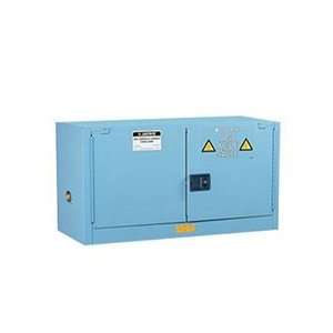 Acid Piggyback Cabinet, 12 gallon with ChemCor Liner blue manual 