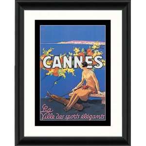  Cannes Travel Poster