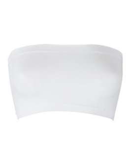 White (White) Seamless Bandeau Top  241560010  New Look