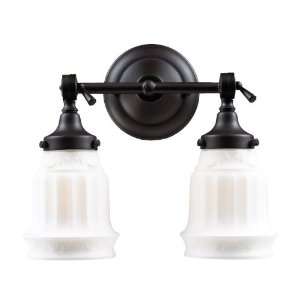  Quinton Parlor Collection 2 Light 13 Oiled Bronze Vanity 