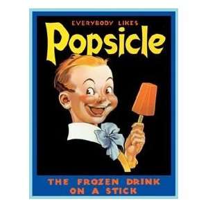 Popsicle Frozen Drink Tin Sign 