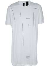 RICK OWENS DRKSHDW   Contrast Stripe T shirt