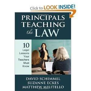   PaperbackPrincipals Teaching the Law bySchimmel n/a and n/a Books