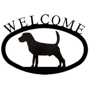  Welcome Sign Small   Beagle 