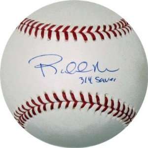 Robb Nen Autographed/Hand Signed MLB Baseball with 314 Saves 