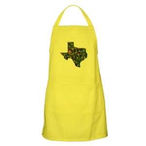 Apron Lemon Bluebonnets Texas Shaped 