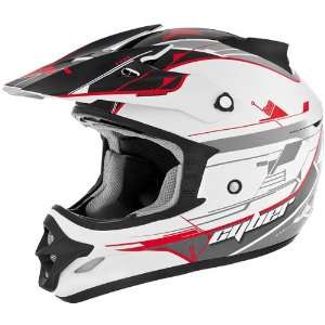  Cyber Graphic UX 25 MX Motorcycle Helmet w/ Free B&F Heart 